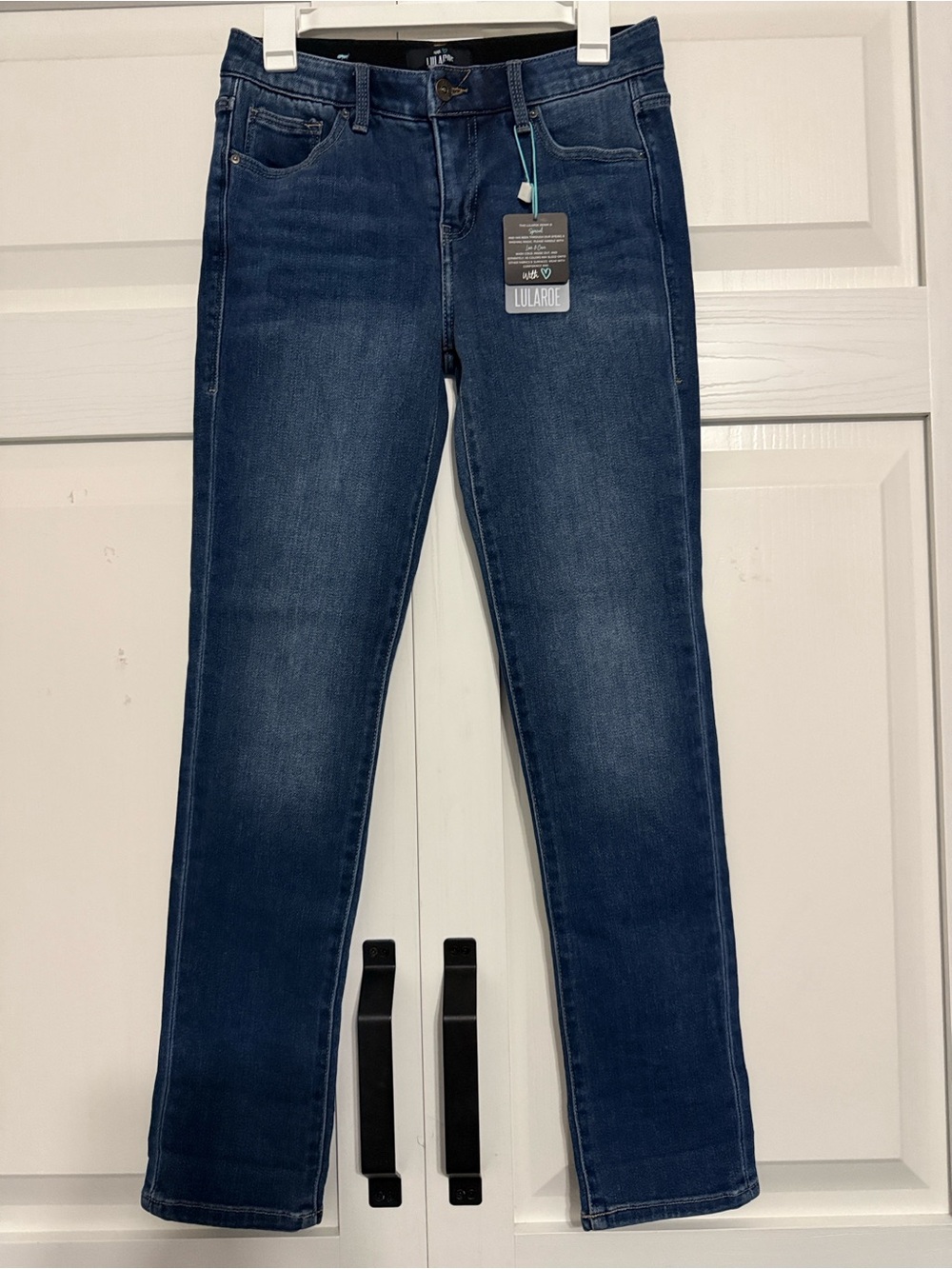 Lularoe Women’s Denim Jeans Magic Waistband Slimming Panels Size 28